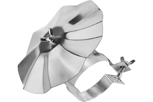 CARPANGO Roof Rain Cap, Chimney Flue Cowl Pipes Vent Cap Rain Covers Stove Pipe Protector