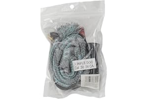 Rifle Doc Lauf-Reinigungsschnur 2X Bronzebürsten Kaliber Cal .17 .223 5,56mm 6,5mm 7mm 7,62mm .308 30-06 8mm 9mm 9,3mm .338 .458 12GA 16GA Premium Bore-Snake | Doppelbürste + Griff