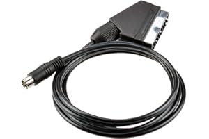 Ruitroliker 1.8M RGB Scart TV Cable AV Cord Audio Video wire for Saturn console