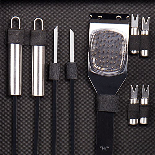 Rustler Grillbesteck, silber, 45x24x45 cm, RS-8395 - 2