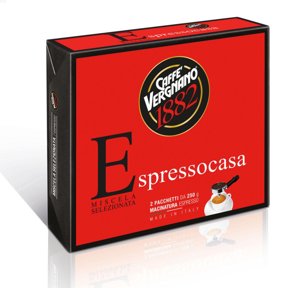 €50.50 Caffè Vergnano 1882 Caffè Macinato Espressocasa 8 confezioni