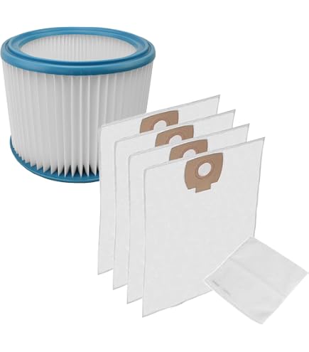 5 Sacchetti Per Aspirapolvere PakTrade In Microfibra – Compatibili Con Nilfisk Alto Aero 20/21/25, Aero 21 Inox, Multistrato, Alta Filtrazione