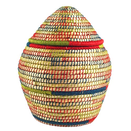 ZIPFEL - DER AUFBEWAHRUNGSKORB MIT DECKEL - KAISAGRAS HANDARBEIT - FAIR TRADE