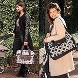 Wickeltasche AMALFI (+ Wickelauflage) Baby Tasche mit Befestigung für Kinderwagen Buggy - 6