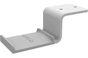 Kanto HHW Universal Under Desk Headphone Hook | White