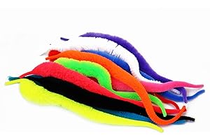 Tigofly 11 Farben Fliegenbinden Mangum Drachenschwanz Schlange Wackelschwanz Hecht Stahlkopf Salzwasser Köderfisch Fliege Chenille Materialien