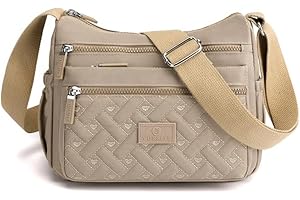 Simcat Shoulder Bags - Nylon Crossbody Bags for Women Multi Pockets Waterproof Shoulder Bags Suit for Girls Women Men Shopping Hiking