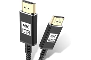 4K HDMI Kabel 2M, AviBrex HDMI Kabel 4K @ 60Hz 18Gbps Highspeed HDMI 2,0 Kabel Nylon Geflecht, vergoldete Anschlüsse mit Ethernet/Audio Rückkanal, Kompatibel mit Video 4K UHD 2160p, HD 1080p