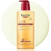 Eucerin pH5 Oleogel de ducha (400 ml), aceite limpiador corporal con aceites naturales para una limpieza diaria suave y nutri
