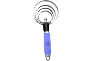 EKKIA HIPPO-TONIC Etrille Métallique Ronde Gel - Bleu Néon