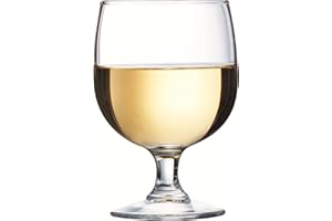 Arcoroc - Collection Amélia - 6 Verres à pied 16cl en verre trempé - Résistants et empilables - Usage professionnel - Fabriqués en France