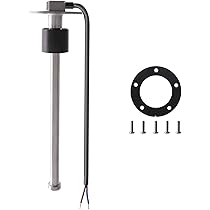 Z-LIANG Indicatore di Angolo di Barra del timone garantito 0-190ohm con sensore di Corrispondenza con retroilluminazione 85mm 3-3/8 Pollici 12V / 24V