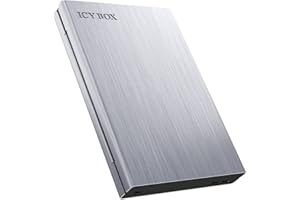 ICY BOX Icybox External USB 3.0 Enclosure for 2.5-Inch SATA HDDs/SSDs with Write Protection Switch - Anthracite