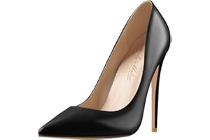 Only maker Damskie klasyczne wysokie obcasy z koronką, eleganckie czółenka Stiletto buty damskie