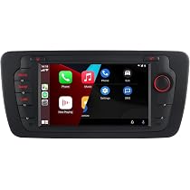 Autoradio Voor Seat Ibiza 2009-2013 – Met Draadloze CarPlay & Android Auto – 2-DIN IPS – Bluetooth/FM/AM/USB – DSP-geluid & Stuurwielbediening