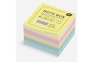 Interdruk Coloured Memo Cube 85 x 85 x 70 mm Loose Sheets