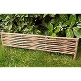 Woven Hazel Hurdle Edging (H15cm x L2m): Amazon.co.uk: DIY ...