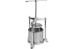 Pavi Torchietto Premitutto In Alluminio Pressofuso Brillantato Per Alimenti Con Raccoglitore In Acciaio Inox.