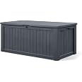 Koll Living Auflagenbox 570 Liter - Wasserdichte Gartenbox Mit Sitzfunktion