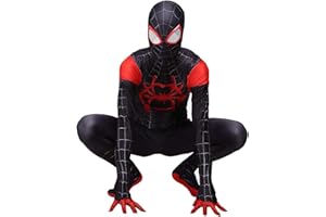 ZXDFG Disfraz Spiderman Homecoming Niño Adulto,Halloween Carnaval Spider-man Cosplay Suit,Adecuado Para Niños De 8 A 16 Años,Spandex/Lycra