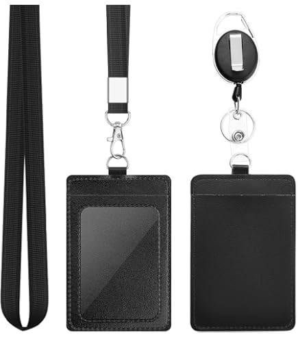 Portabadge Scorrevole Con Gabbiano Simpatico: Custodia In ABS Con Cordino, Perfetto Per Lavoro E Scuola!