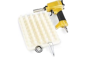 CHINA-TOP SILVER 1170 Pistola decorativa de tapicería neumática, diámetro 29/64 pulgadas, clavos decorativos para muebles, clavadora de acabado, clavadora decorativa, pistola de tachuelas