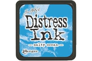 Ranger Mini Stempelkissen, Farbe: Gealtertes Mahagoni Salty Ocean