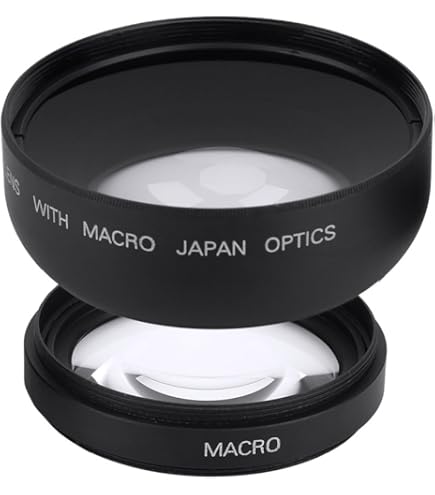 Convertisseur Grand Angle Hama HR 0,5x - 52mm - Monture 52-58mm - État Mint