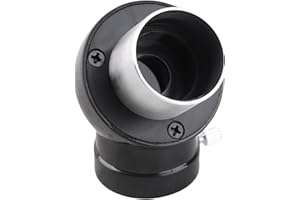 Bewinner Zenitspiegel, 1,25 Zoll 45 Grad Zenitprisma, Optisches Prisma, Runder Winkel, Korrektes Bildprisma, Zenitspiegel mit Staubschutz für Astronomieteleskop