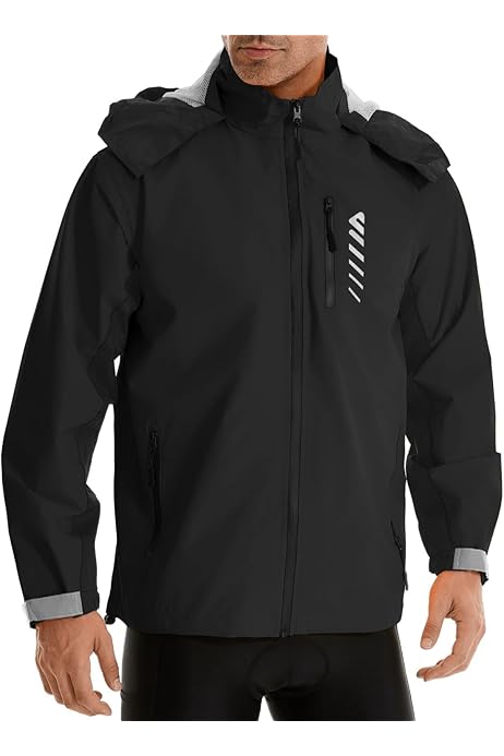 Wosawe Softshell Jacke Fahrrad Winter Fahrrad Regenjacke Herren