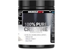 MUSCLENH2 Muscle NH2 100% Pure Creatine Monohydrate Powder Supports Increases Size Strength and Physical Performance, Unflavoured, 500g, 100 Servings (Pack of 1)