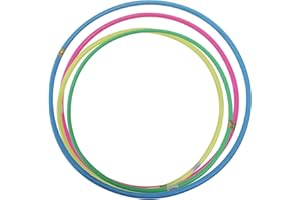 FB FunkyBuys Multicolor Fitness Hula Hoops for Kids & Adults - Glittering Hula Ring Hoops - Exercise Hoop for party Games, Gymnastics - Hula Hoops for Weight lose