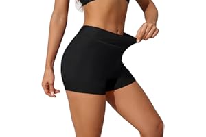 BIOECEUA Gym Shorts for Women, 3"/5"/8" High Waisted Tummy Control Booty Short, Stretch Slim Fit Short for Yoga Workout Dance Biker