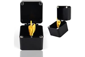 FLTENGLE Surprise Middle Finger in a Box, Middle Fun Finger Surprise Gift Box, Finger Pop up Gift with Box for Adults, Christmas Fun Surprise Prank Gift, for Office Desk Decor Home Decor