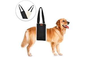PICK FOR LIFE Adjustable Dog Lifting Harness, Support and Rehab Harness for Weak Rear Legs, Soft Sling Assist The Dog Who are Senior, Injured, Disabled and After ACL Surgery Rehabilitation (For Large Dog)