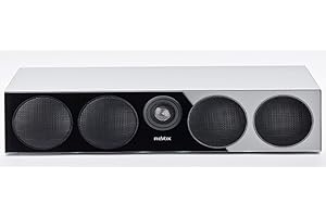 Revox Center G100 Kompaktlautsprecher Silber schwarz weiß (Silber/schwarz)