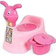 Nabhya Rabbit Baby Potty Training Seat- Chair for Kids- Infant Potty Toilet Chair with Removable Tray & Closing Lid (Pink)