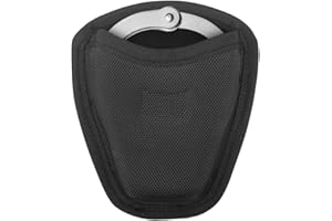 MiOYOOW Custodia Manette, Tactical Molle Handcuff Holder Pochette Tattica con Fibbia Cintura Manette a Cerniera Catena Standard Accessori per Agenti Sicurezza delle Forze Ordine