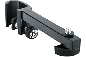 K&M 19715 uniwersalny uchwyt zaciskowy - do ø 30 cm - z przyłączem gwintowanym 3/8" - stabilny uchwyt ze stali