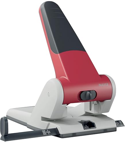 Leitz Libro Firma Con 20 Scomparti - Formato 24x34 Cm, Rosso, Per Documenti E Archiviazione - Foto 6