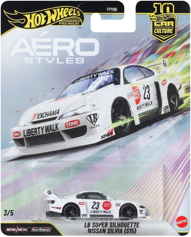 Hot Wheels Premium Araba Kültürü LB-Süper Siluet Nissan Silvia (S15) 1:64 Ölçekli Döküm Oyuncak Araba