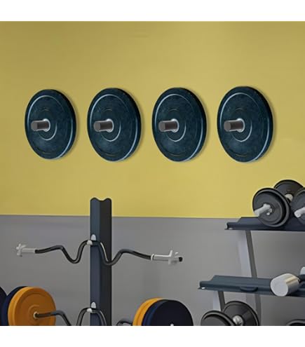 Olympic Weight Plates Wall-Mounted Weight Plate Rack Holds 330