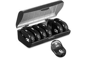 Fullicon Pill Box Organiser 2 Times A Day, Portable 7 Day Pill Boxes, Tablet Organiser with Large Compartments for Medicine, Medication, Vitamin and Fish Oil Supplements (Black)