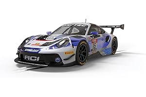 Scalextric Cars - C4522 Porsche 911 GT3 R ACI Motorsport - Toy Slot Car for use with Race Tracks and Set - Gift Ideas for Kids and Adults, Accessories