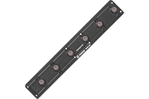 FANAUE MLok Arca Rail Tripod Mount Adapter Compatiable Arca-Swiss/RRS Dovetail Tripod Ballhead Quick Release Plate (MLOK-240)