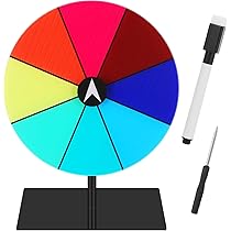 Glücksrad Zum Selbstgestalten - Drehrad Mit 12 Feldern Für Partys, Spiele, Events