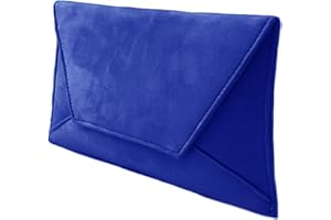 LEAHWARD Leah Ward Women's Suede/Faux Snakeskin Clutch Bag Wedding Evening Party Handbag Night Out Evening Purse 683