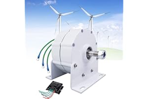 CGLYYDS 8000w / 9000w / 10000w / 12000w Générateur D'aimant Permanent 12v 24v 48v 48v 220v Alternateur à Basse Vitesse à Basse Phase Efficacité Et Bonne Dissipation De Chaleur Pour Les éoliennes,12000-220V