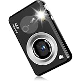 FHD 1080P Digital Camera, 16X Zoom, Compact Digital Camera with 1300mAh Battery, 2.4 Inch Screen, Children's Photo Camera.