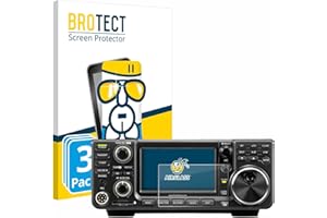 BROTECT Protector Pantalla Cristal para Icom IC-7300 Protector Vidrio (3 Unidades) - [Dureza 9H, Anti-Arañazos]